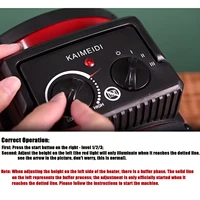 Промышленный портативный электрический обогреватель, вентилятор, натуральный горячий ветер, регулируемая керамическая нагревательная печь, радиатор, тепловой воздухогреватель — изображение 6