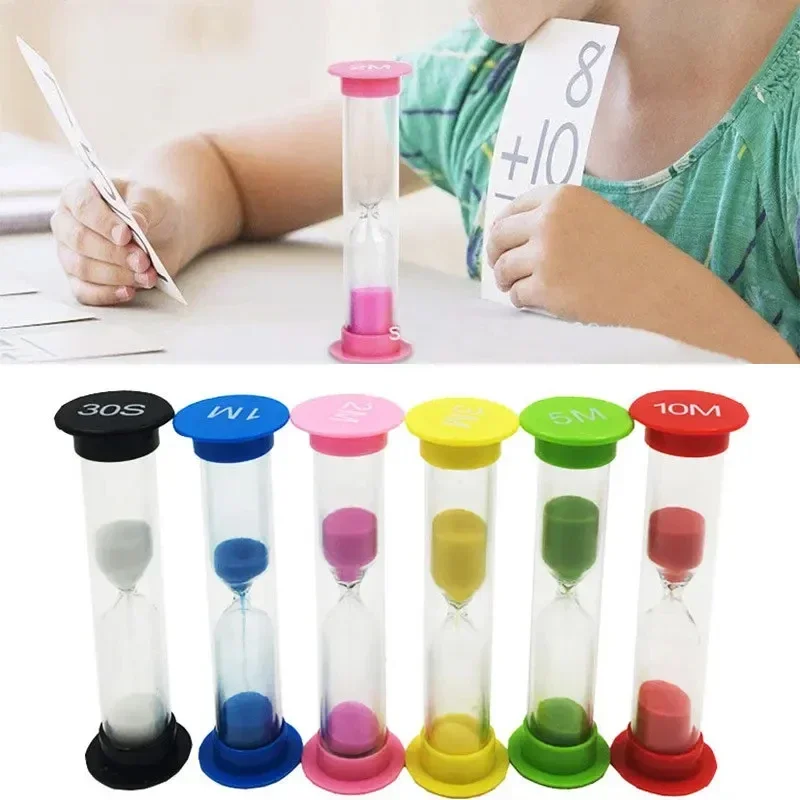 Sand Timer Sand Clock Desktop Ornament Watch Educational Toys for Children Kids Gift Home Decoration 30S 1/2/3/5/10Minutes Hourglass