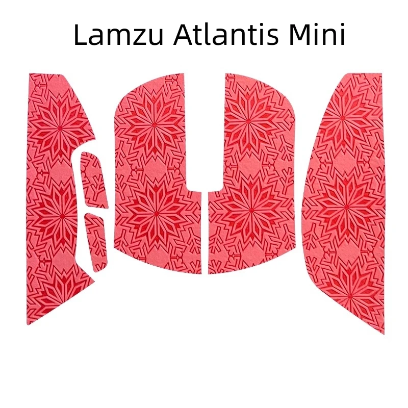 울트라글라이드 마우스 미끄럼 방지 스티커, Lamzu Atlantis Mini/OG 땀 방지 스티커 테이프, 미끄럼 방지 눈송이, 내마모성, 1 세트