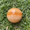High Quality Natural Polished Orange Calcite Quartz Sphere Yellow Calcite Crystal Ball Healing Stone Home Decoration Gift 3
