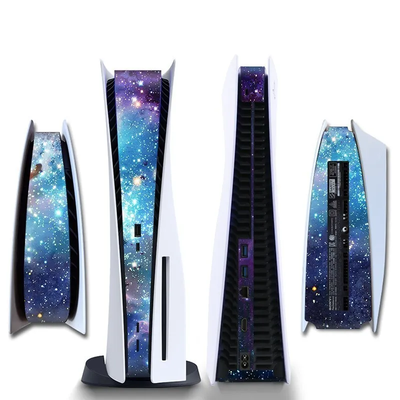 Middle Stickers Skin For PS5 CD-ROM/ Digital Edition Protective Shell Game Console Middle Replacement Decoration Strip 