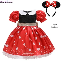 Fancy Kids Dresses for Girls Princess Dresses Birthday Easter Cosplay Dress Up Kid Costume Baby Girls Clothing For Kids 12M-6Y