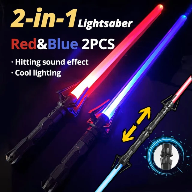 Luminescent Brinquedo Lightsaber Role Playing Props Um Brinquedo De Sabre  De Luz Telescópica Com Modos De Iluminação Realista 3 Espada De Guerra  Laser Ao Ar Livre De $35,76