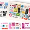 Cute Cartoon PET Label Die Cut Tape Student Handbook Scrapbook Planner Decorative Tape Phone Case DIY Material Sticker 3