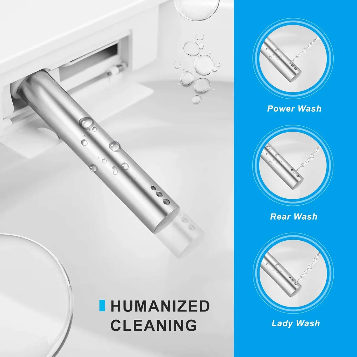 Smart Toilet Bidet Toilet Foot Sensor Flush Heated Seat Multi Function Remote Control Soft Closing Seat Smart Bidet Automatic 4