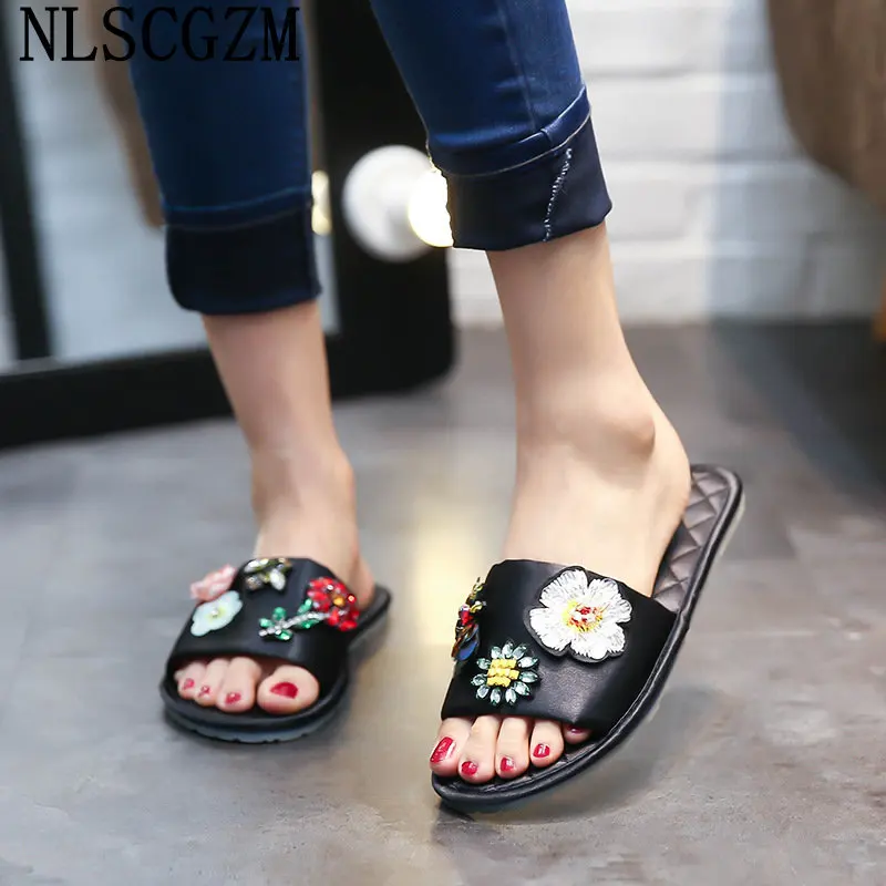 

Slippers Women Luxury Designer Slides Shoes Slippers for Woman Summer Slippers Women CRYSTAL Ladies Shoes обувь женская зимняя
