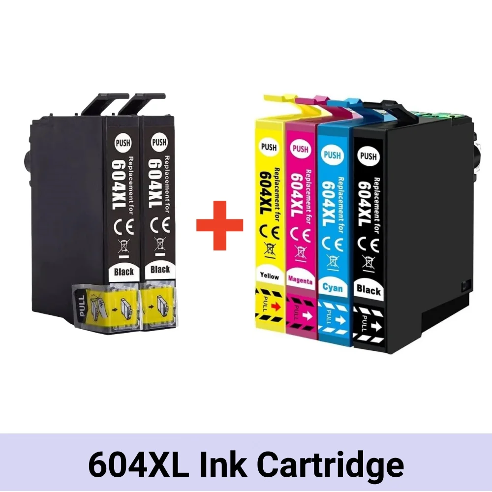 604 604XL Ink Cartridge For Epson XP2205 XP-2200 XP4205 XP-3200 XP4200 WF-2910 WF2930 WF2950 Printer cartridges T604XL printer supplies ink cartridge inkjet ink cartridge