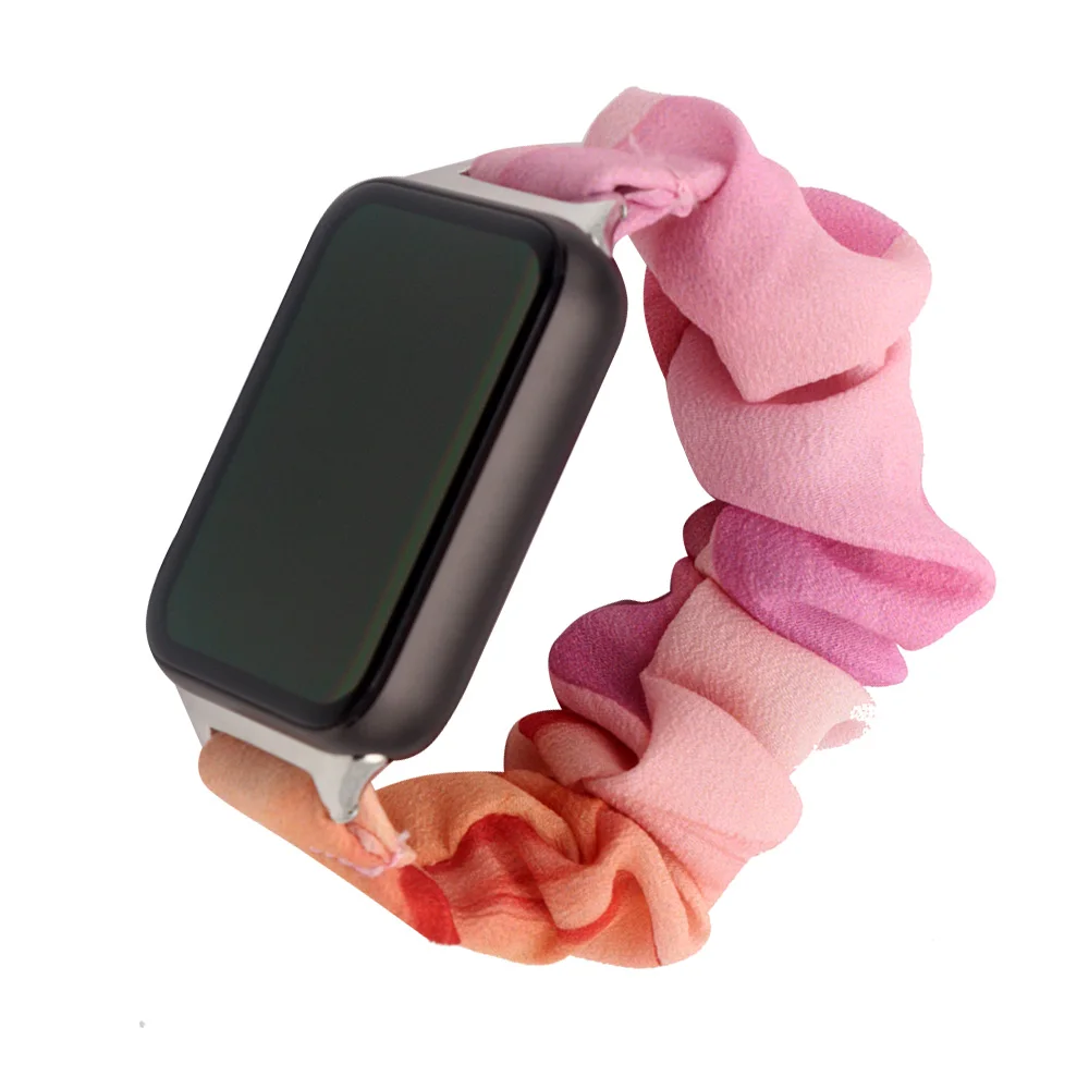Elastic Dressy Bracelet for Smartwatch - Stylish Scrunchie Stretchy Watchband for Women