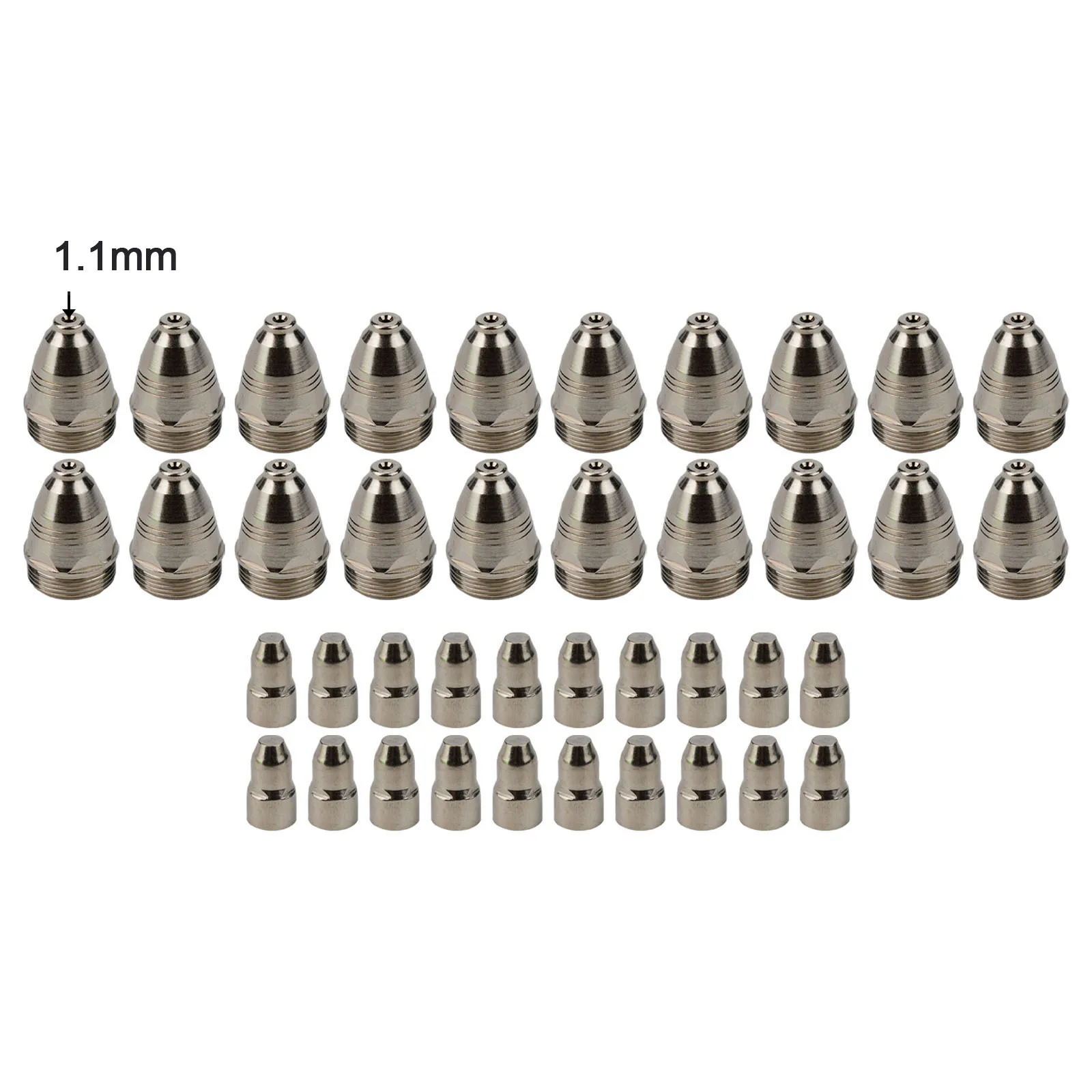

Precision Machined P80 Plasma Electrode Tip Nozzle 1 5mm Cutter Torch 40pcs Compatible with CUT 70 CUT 80 CUT 100 CUT 120