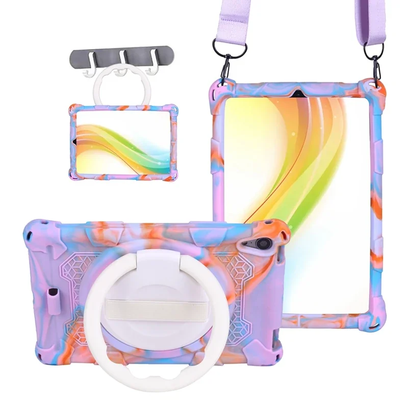 Custodia Per Bambini Per Lenovo Tab M8 Fhd Cover Tb-8705F 8705N M8 Hd 8505F/X M8 3Rd Gen 8506F 4Th Gen M9 9.0 Soft Shell Stand Fundas Capa