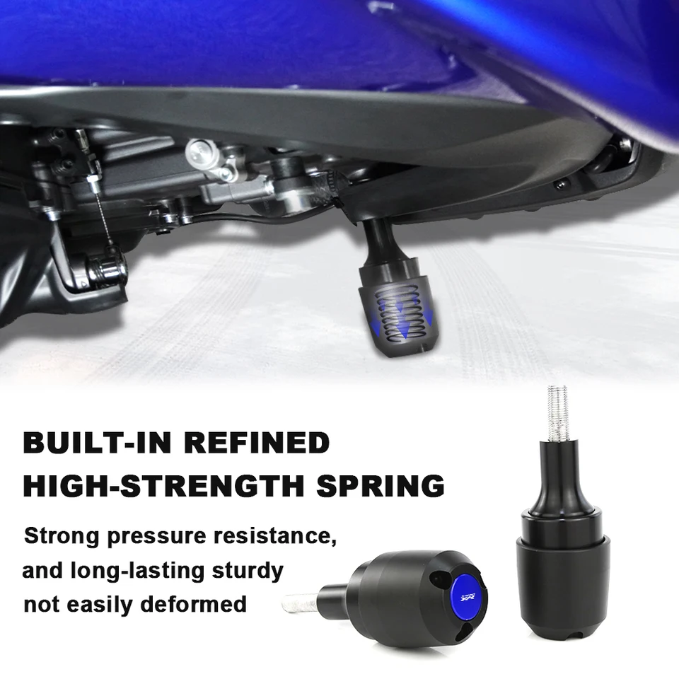 Protectores De Motor Para Suzuki GSR600/400/750 - Sliders De Aluminio Y POM, Protección Contra Caídas