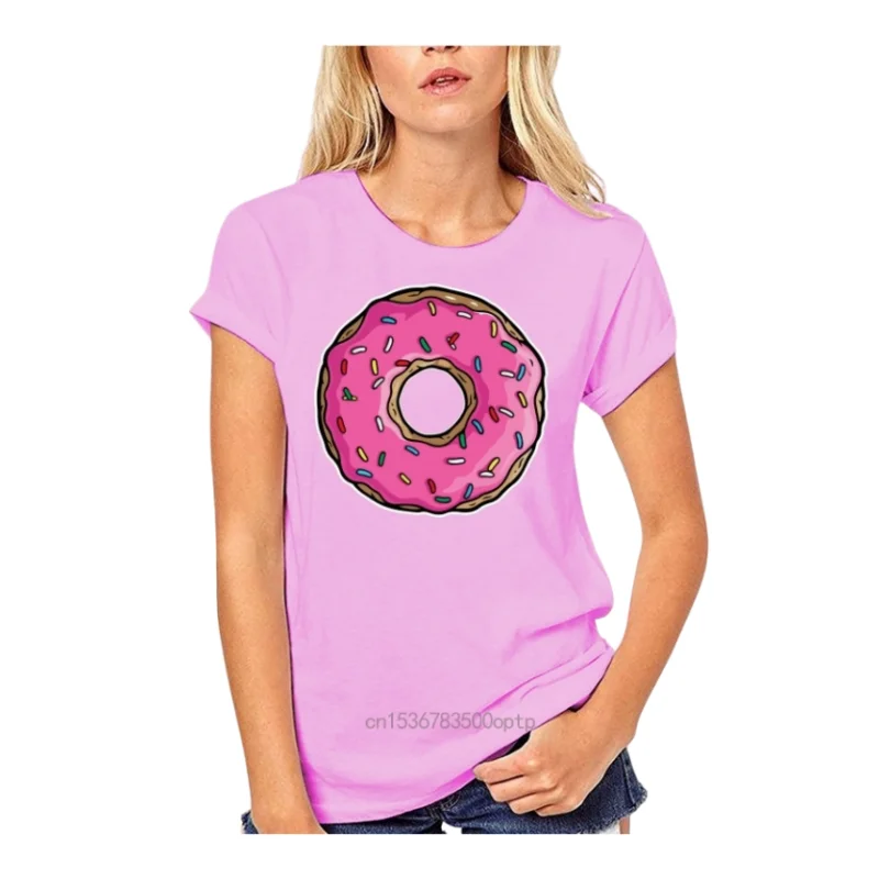 

2023 Summer New Men's and Women's Donut 3D Printed T-shirt Casual Short Sleeve Round Neck Top T-shirt Clothing