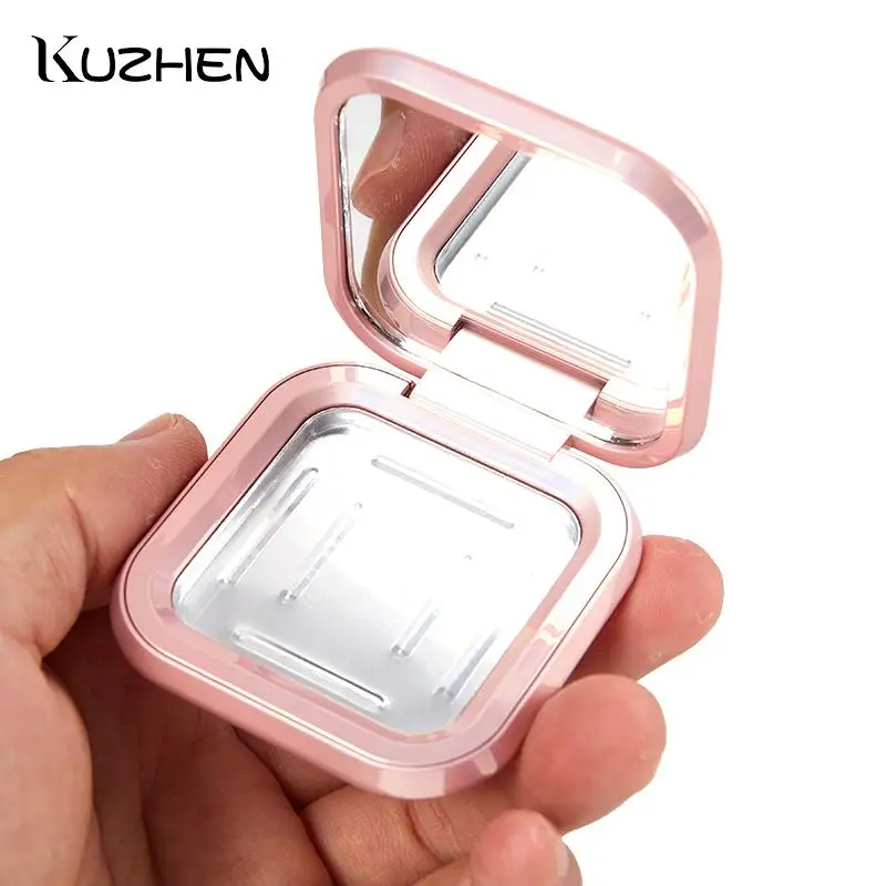 

Пустая палитра теней для век, румяна, коробка для Bb крема, основы, пудры, коробка «сделай сам», портативная косметика, косметика, контейнер для косметики с зеркалом