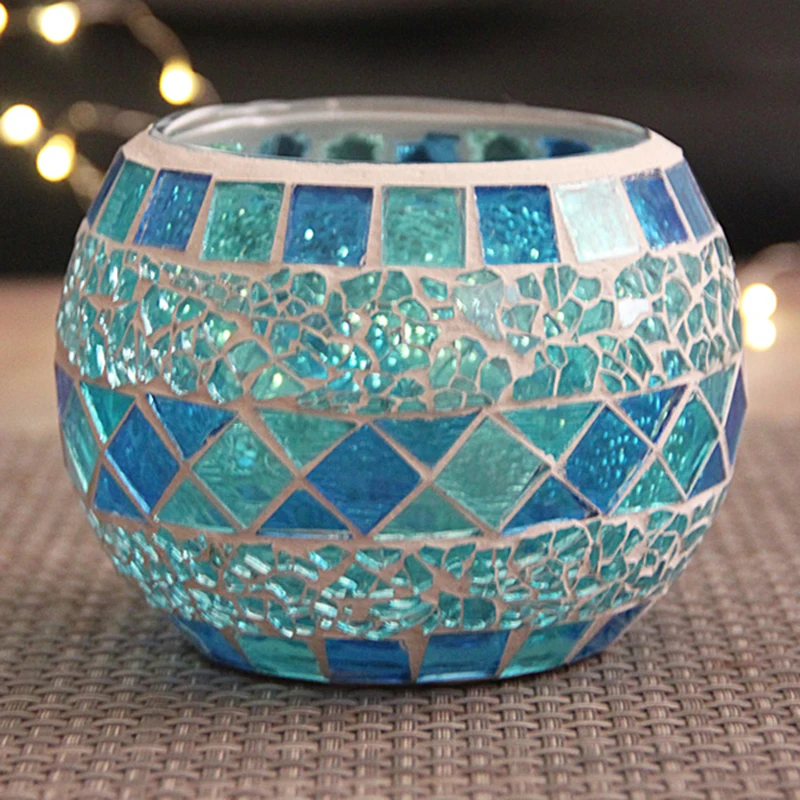 

Home modern Golden Candle Holder Wedding Tealight Scented Design Candelabro Vintage Transparent Portavelas Wedding Decoration