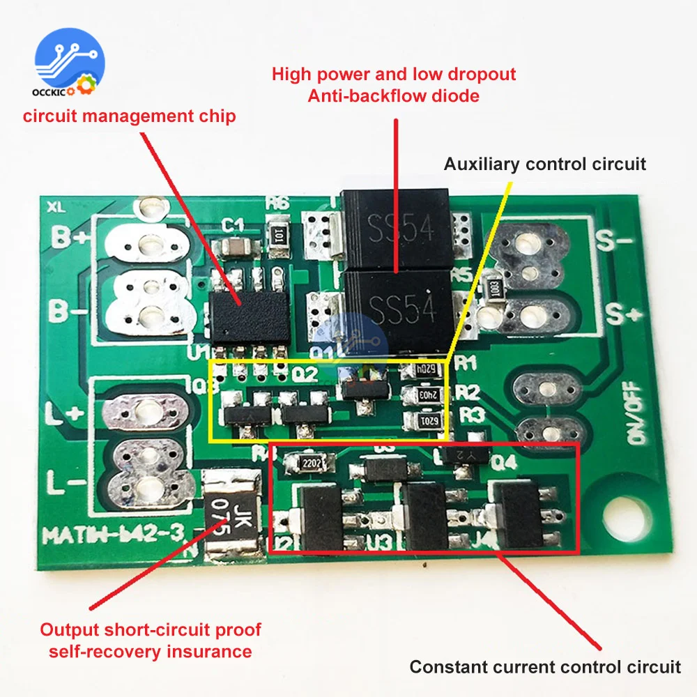 Automatic-Solar-Panel-Battery-Charger-Board-Night-Light-LED-Courtyard ...