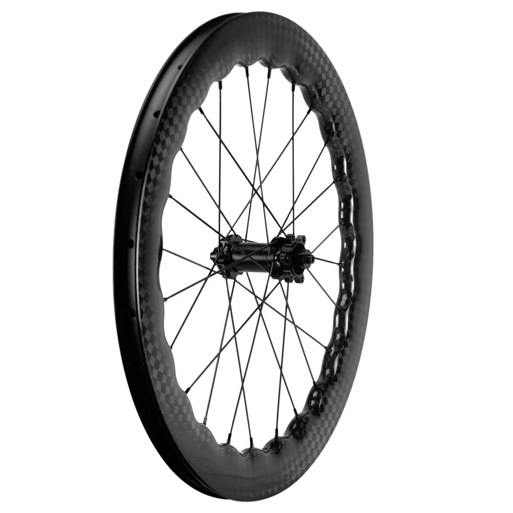 21inch 451 Depth 50mm Carbon Fiber Disc Brake Wheels Road Bike