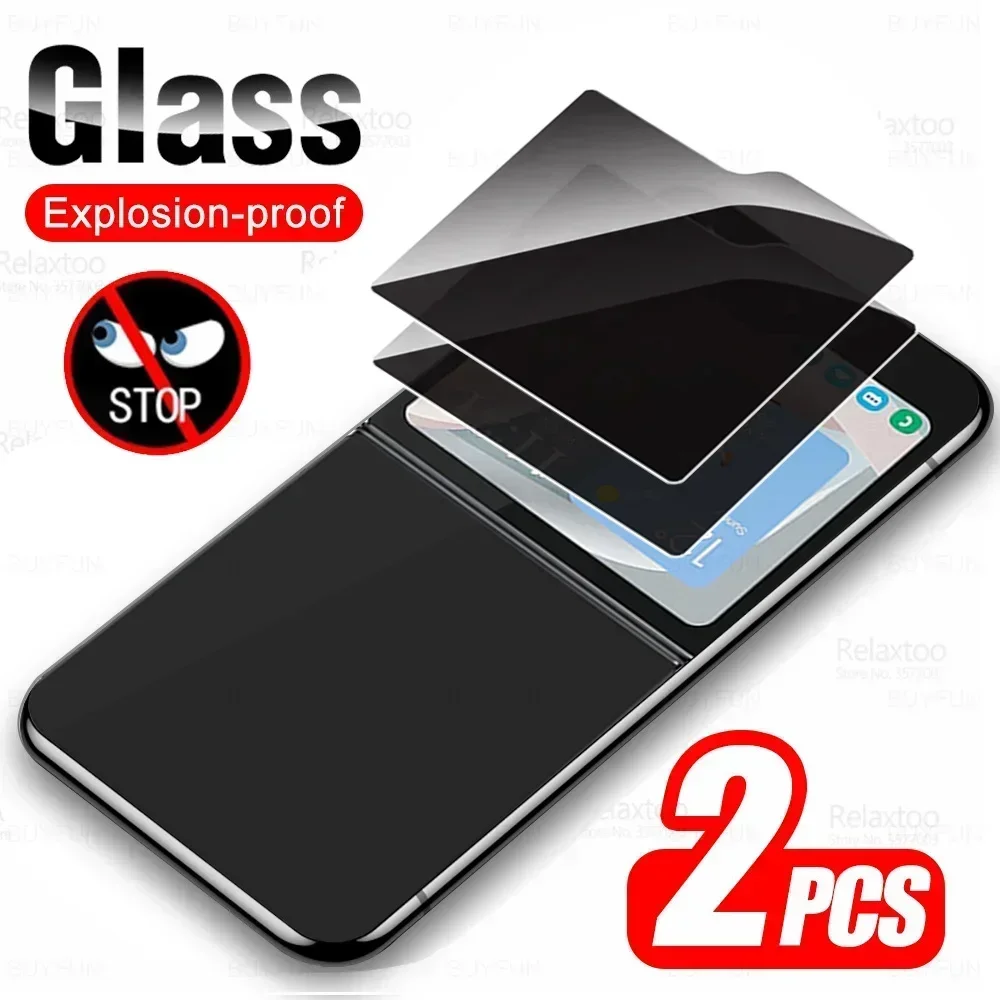 

2 шт., закаленное защитное стекло для Samsung Galaxy Z Flip5
