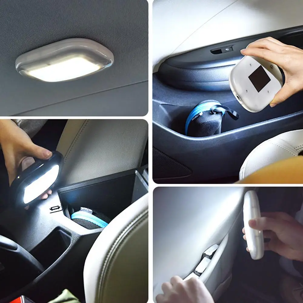 Dome Roof Auto Interior Reading Touch Car White Led USB Charging Atmosphere Welcome White Light Trunk License Plate Night Lamp