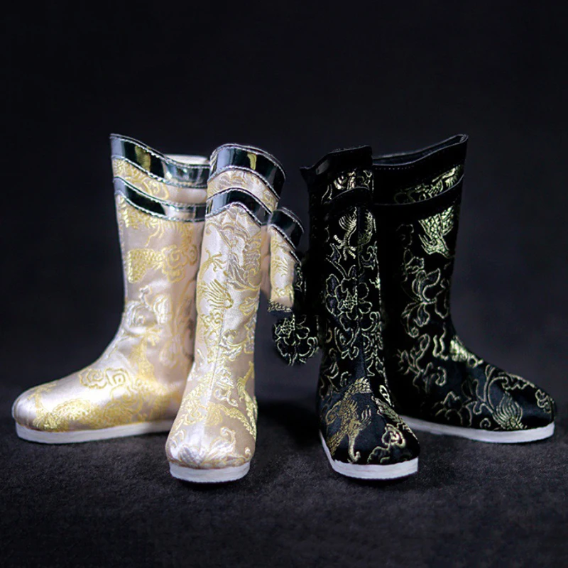 

Doll 1/3 1/4 Ancient Style Baby Clothes Matching Costume Boots Cloud Dragon Pattern Long Boots