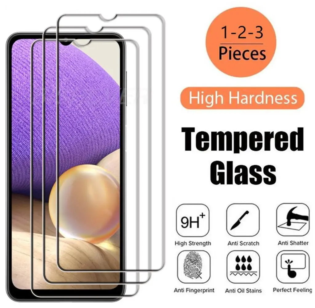 

Закаленное стекло для Samsung Galaxy A32 4G 6,4 дюйма GalaxyA32 A 32 SM-A325F A325M, защитная пленка для экрана телефона, защитная пленка