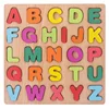 3PCS Wooden Puzzles for Toddlers Montessori Baby Learning Alphabet Number Shape Puzzle Toys Kids Educational Matching Board Game 6
