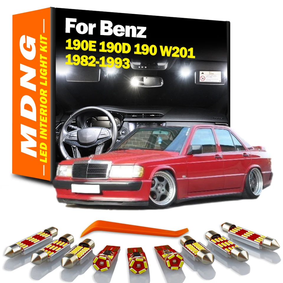 Kit éclairage LED Intérieur Pour Mercedes Classe M W163/W164/W166 | Plafonnier, Porte, Coffre, Boîte à Gants | 16 à 19 Pièces