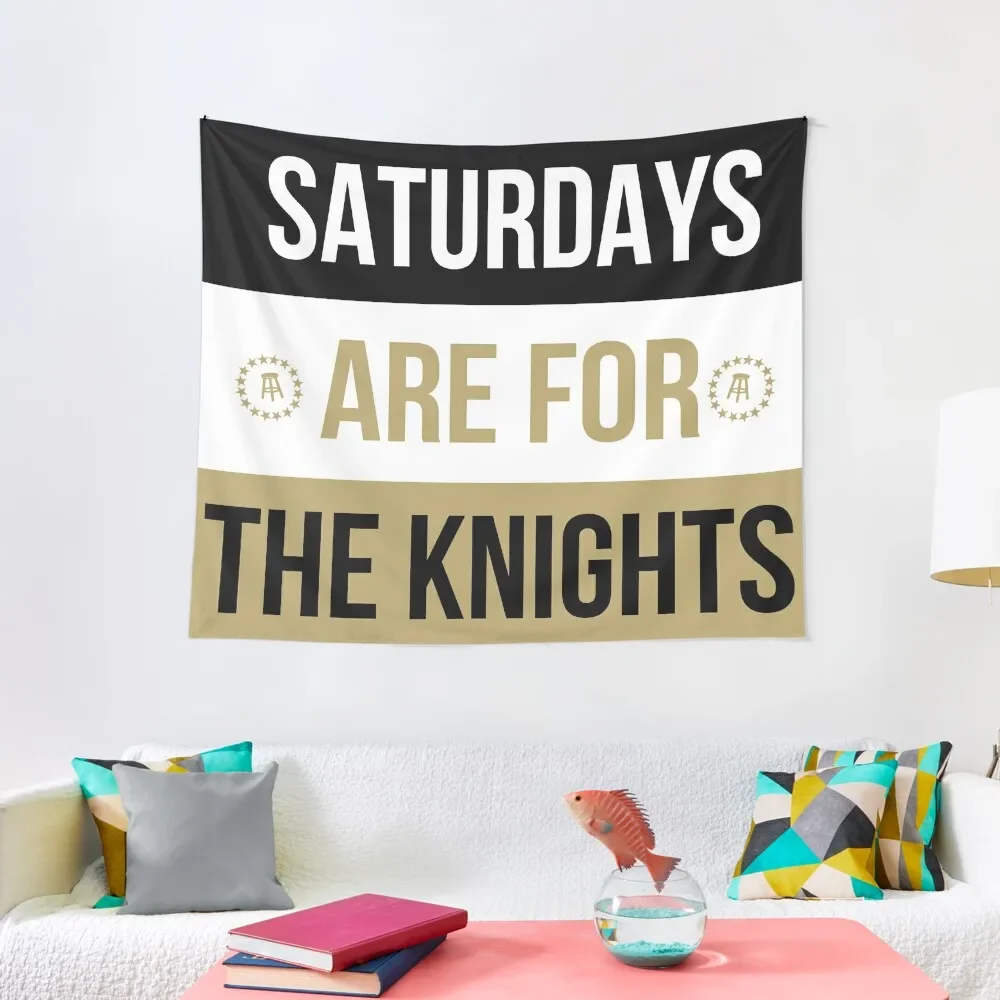 

Saturdays are for the Knights UCF Tapestry Wall Hangings Decoration Carpet On The Wall Nordic Home Decor Wall Deco Tapestry