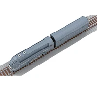 MOC City High-speed Locomotive New York Central Railway Streamlined Passenger Trains Building Block Model Kid's Bricks Toys Gift 4