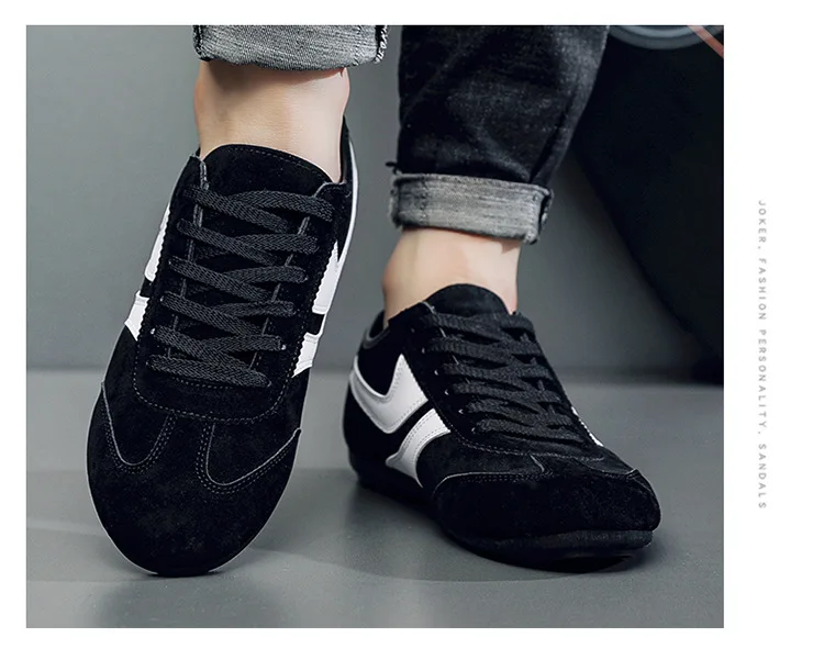 Herren-Sneaker 2025 Frühling Neue Luxus Flache Slipper Bequeme Slip-on Weiche Herren-Sneaker Leichte Outdoor-Schuhe für Männer – Detail 11