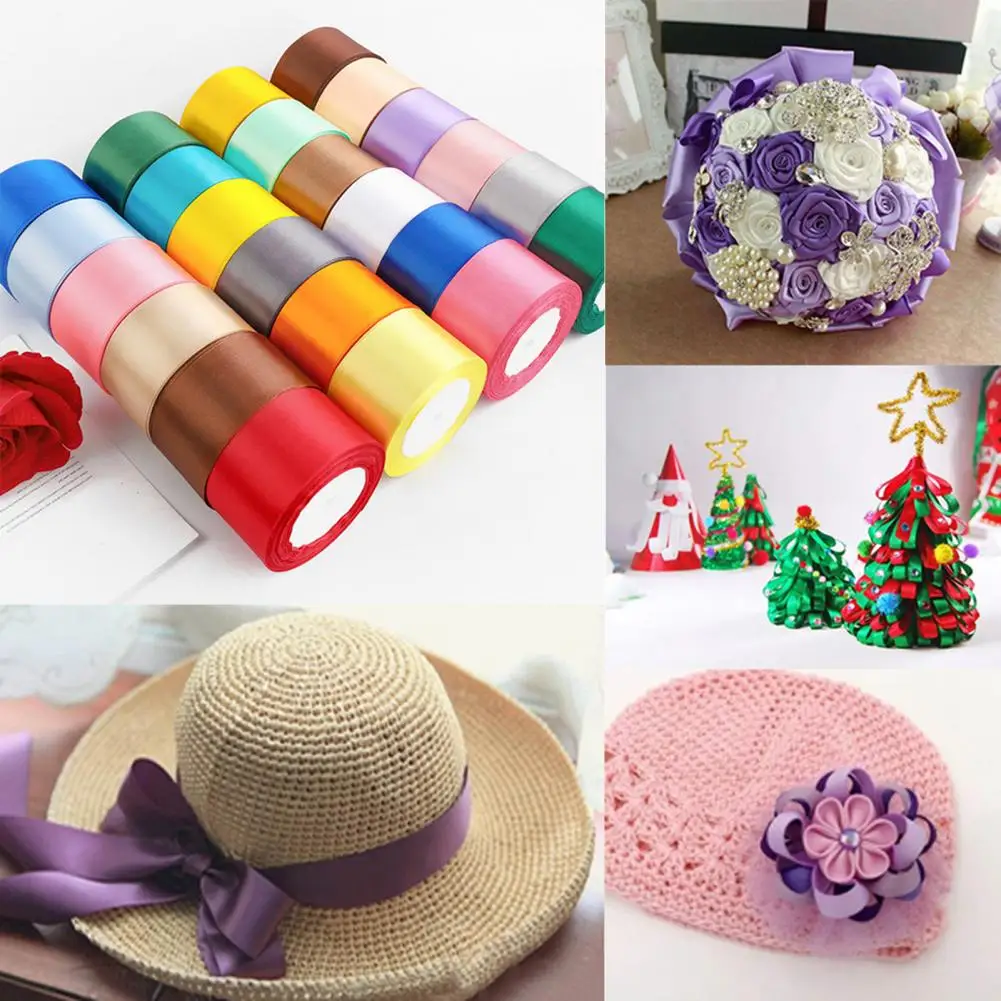 1 Roll 22m 4cm wide satin ribbon for wedding gift wrapping bouquets bow making decoration home decor, satin ribbons, ribbon decoration, ribbon supplies, satin ribbon