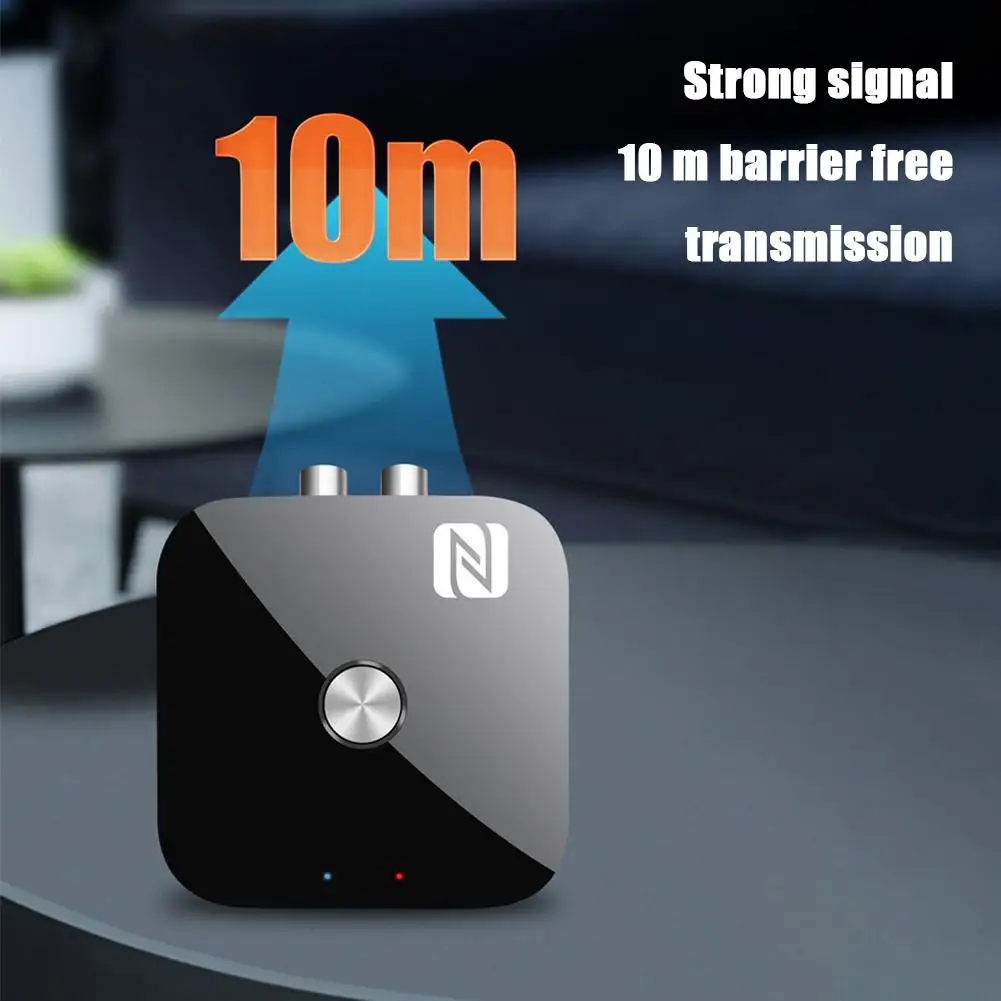 NFC 블루투스 5.3 오디오 리시버 3.5mm AUX R/L RCA 무손실 스테레오 U 디스크 재생 원격 어댑터 제어 음악 HIFI 무선 U O1K9