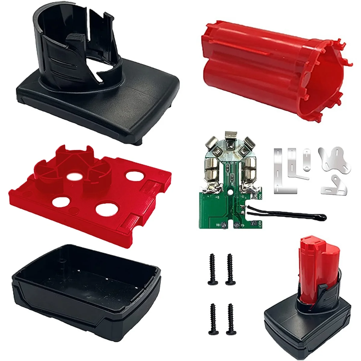 

M12 M18 12 в 18 в 3,0 Ач-6,0 Ач-9,0 Ач, замена батареи, поврежденная пластиковая деталь для замены и ремонта