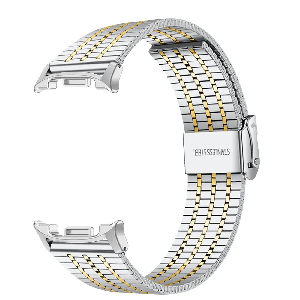 Premium Stainless Steel No-Gap Strap for Galaxy Watch - Elegant Bracelet Band
