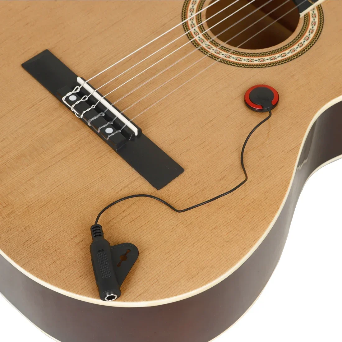 Portable Guitar Pickup Piezo Contact Microphone Pickup For Violin Banjo Mandolin Ukulele Universal Guitar Parts & Accessories