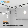 H6mm Ultra Thin Magnetic Track Light System 48V Living Room Ceiling Mount LED Ceiling Magnet Rail Lamp Spotlight Chandelier 2