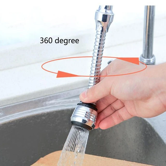 Extension de robinet rotatif à 360 °, économie d'eau, aérateur bulle,  lavabo de salle de bains, pulvérisateur de robinet de cuisine, accessoires  - AliExpress