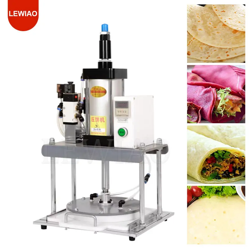 Facile Funzionamento Chapati Roti Tortilla Flapjack Press Cooking Making Machine Big Flatbread Cake Making Machine