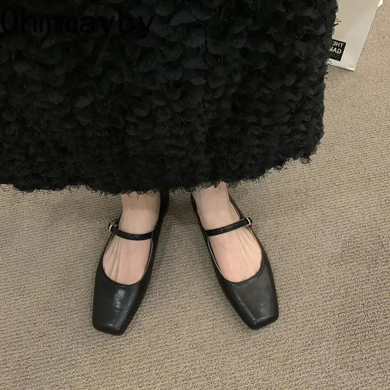Women Shoes Spring Single Fashion Shallow Slip On Flat Casual Outdoor Ballerina Shoe