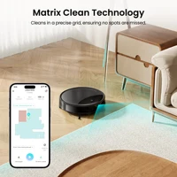 Robot aspirateur Lefant M350 avec cartographie laser ToF, corps ultra‑fin de 8 cm, 6000 Pa, vidange automatique pour 75 jours, idéal pour les appartements 3
