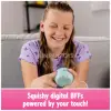 Punirunes Interactive Digital Toy with 55 Squishy Characters Inside Reacts To Touch Full-Color Display Children Toy for Girl Boy 4