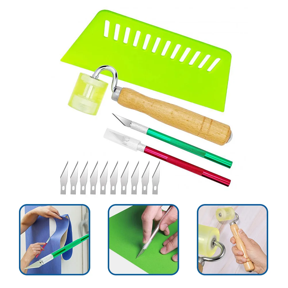 14 Pcs Wallpaper Tool Kit Wallpaper Paste Squeegee Wallpaper Paste