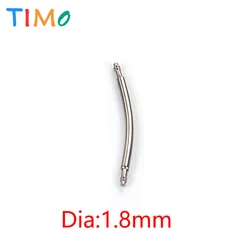 Premium Curved Spring Bars for Watch Straps - 20 Pack, Various Sizes (Diameter 1.8 mm)
