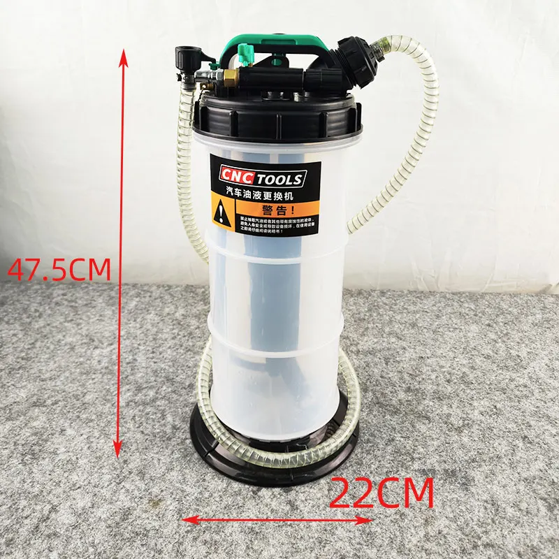 수동 공압 펌핑 장치, 자동차 오토바이 오일 교체 도구, 엔진 펌프, 폐유 브레이크 오일, 5.3L