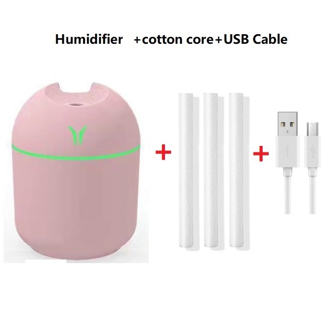 Mini Air Humidifier USB Aroma Essential Oil Diffuser For Home Car Ultrasonic Mist Maker with LED Night Lamp Diffuser