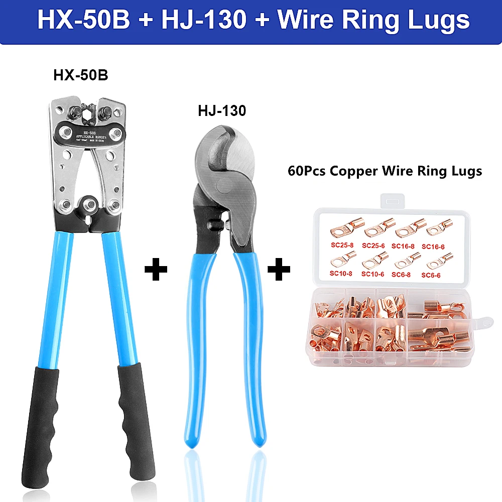 1 Ensemble D'outils De Sertissage De Cosses En Cuivre Pour - Temu