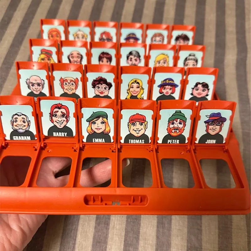 Guess who I am board game parent-child interaction toy logical reasoning children's puzzle guess me you my character chessboard
