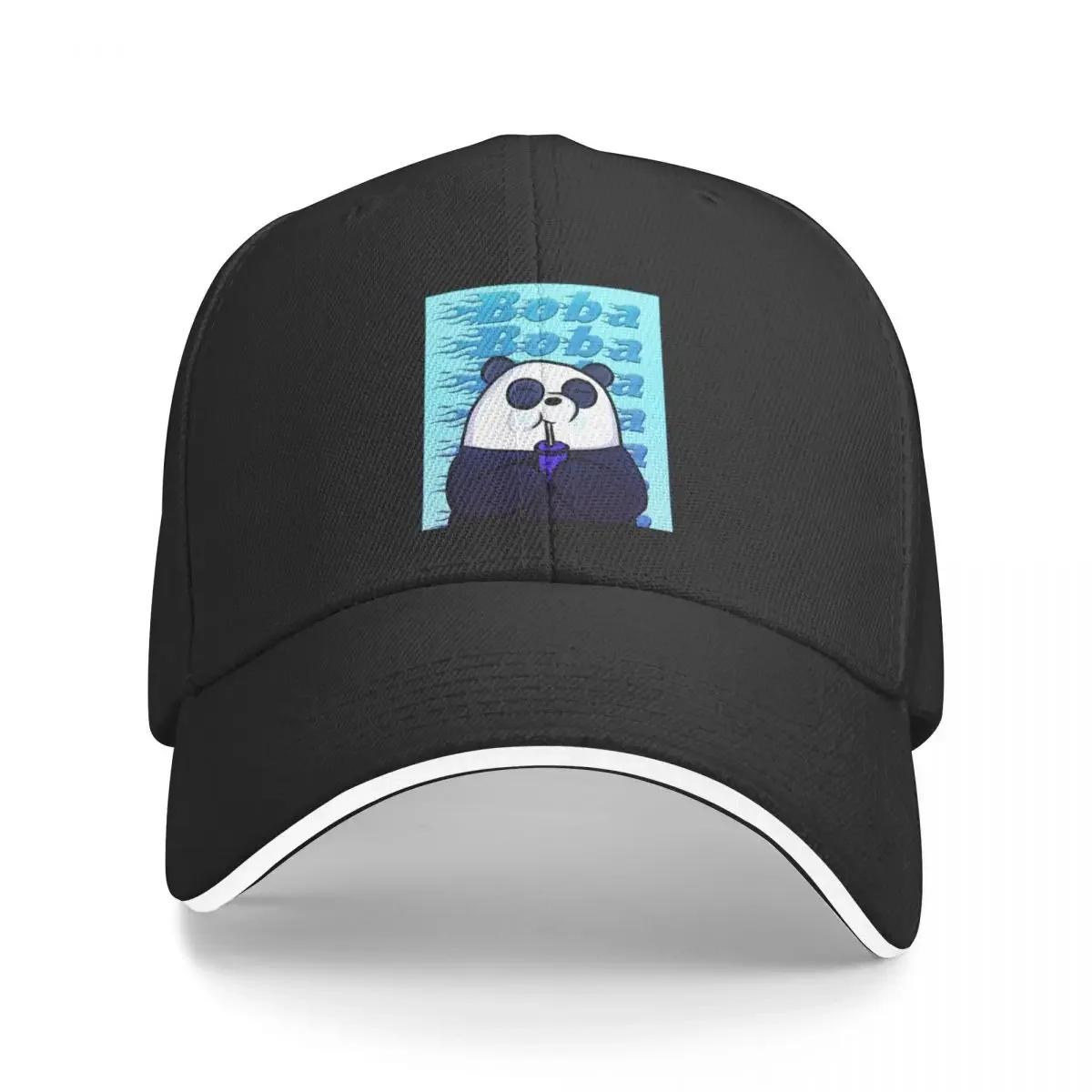 

New Boba Panda Blue Baseball Cap Military Tactical Caps Caps Male Cap Women's