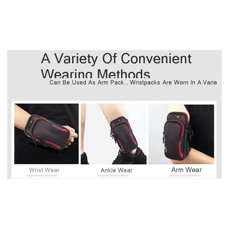 Arm Band Bag Universal for Mobile Phone with 6.53 inches Breathable Mesh Waterproof Sports Armband Phone Case