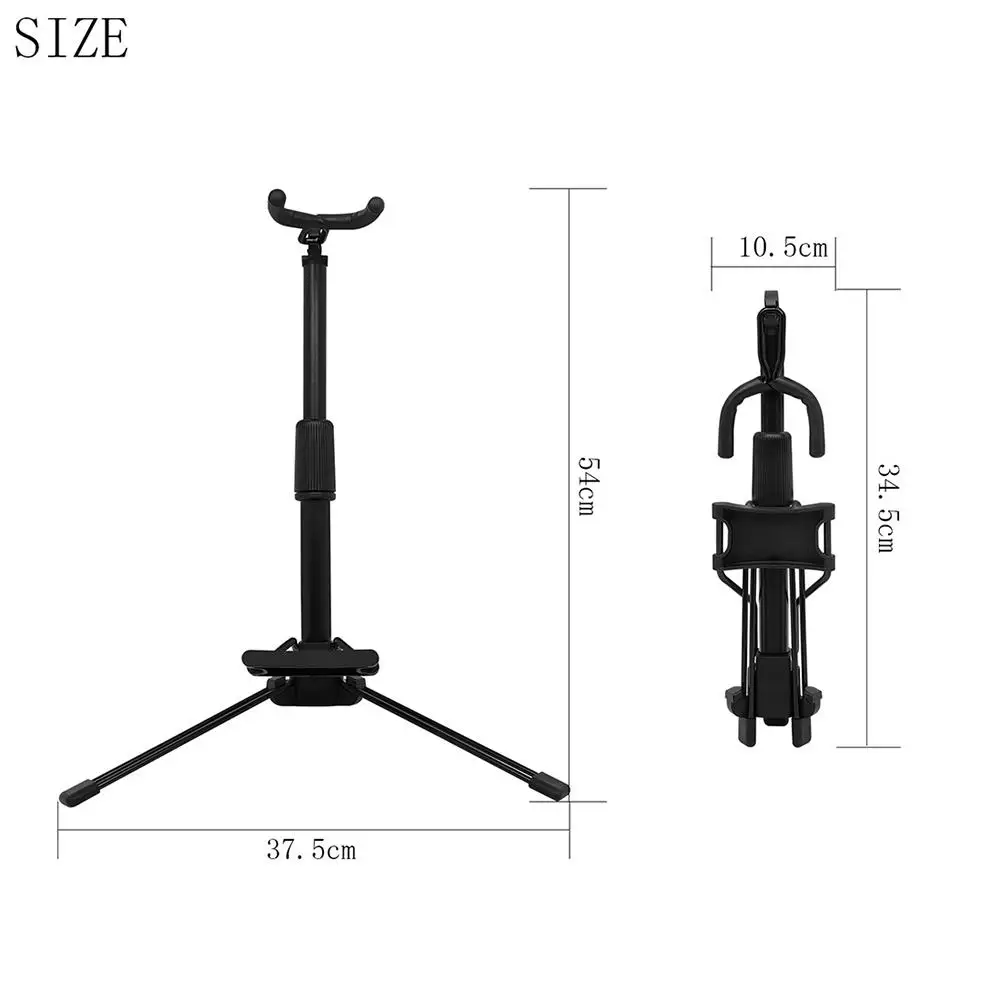 Clarinet Stand Height Adjustable Tripod Holder Liftable Folding Bracket For Electric Blowpipe Violin Ukulele