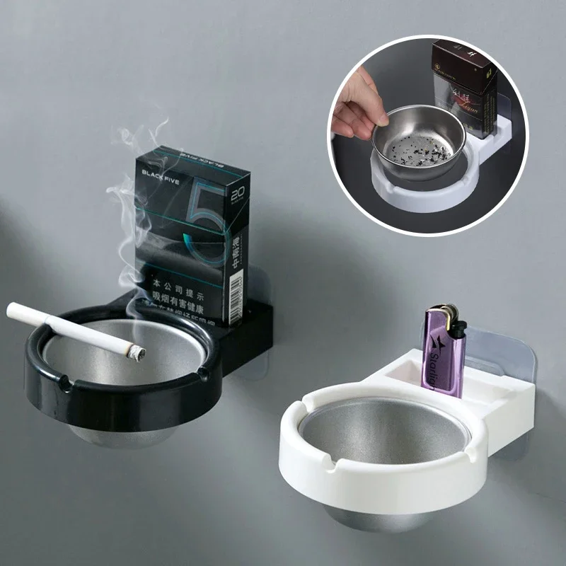 Portable Ashtray Stainless Steel Pocket Smoke Holder